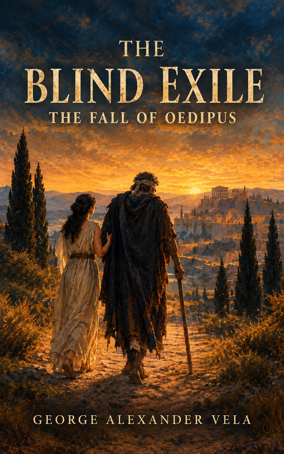 The Blind Exile: The Fall of Oedipus — Greek mythology literary fiction by George Alexander Vela