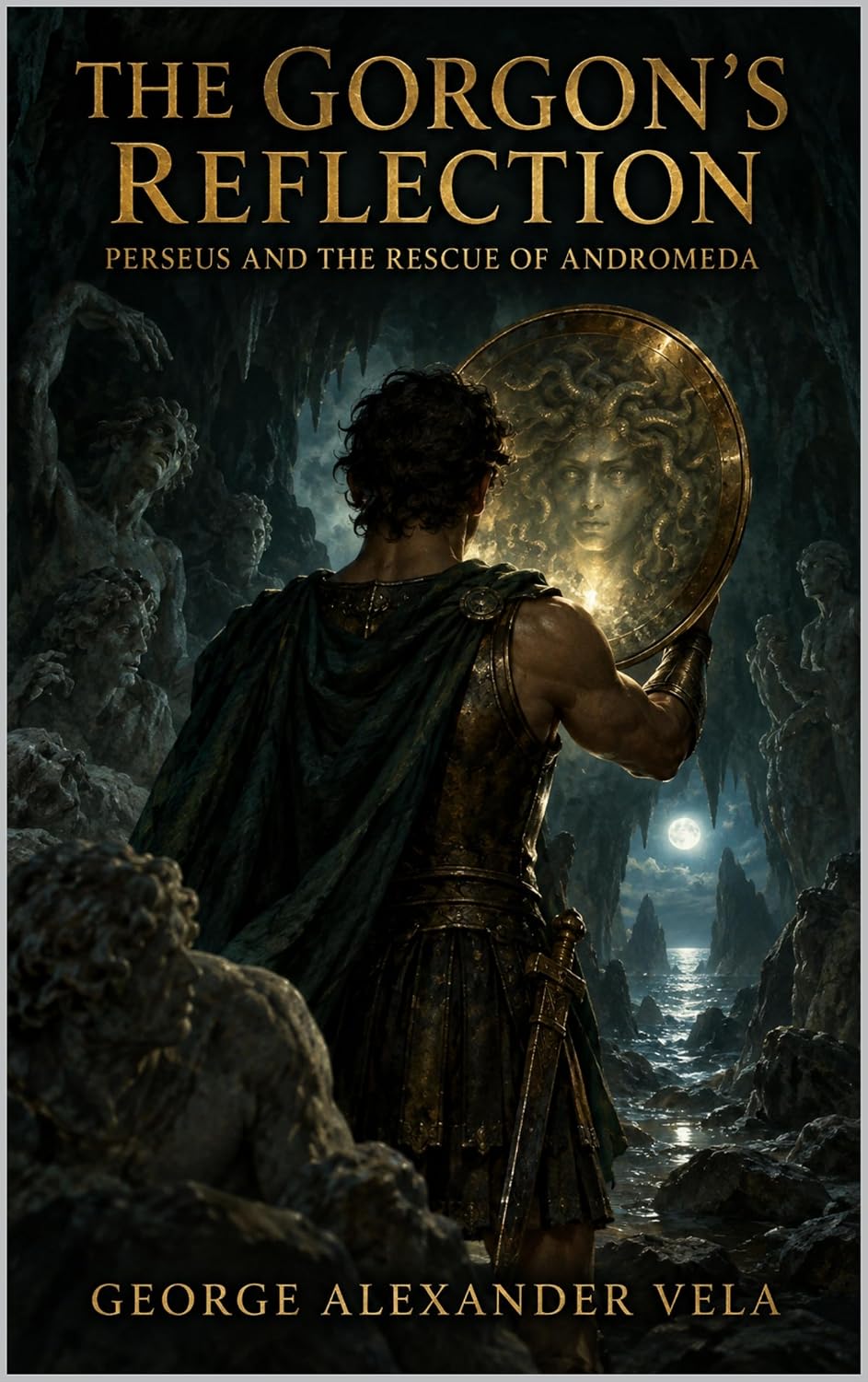 The Gorgon's Reflection: Perseus and the Rescue of Andromeda — Greek mythology literary fiction by George Alexander Vela